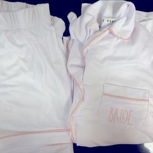Rae Dunn bride pajamas set
